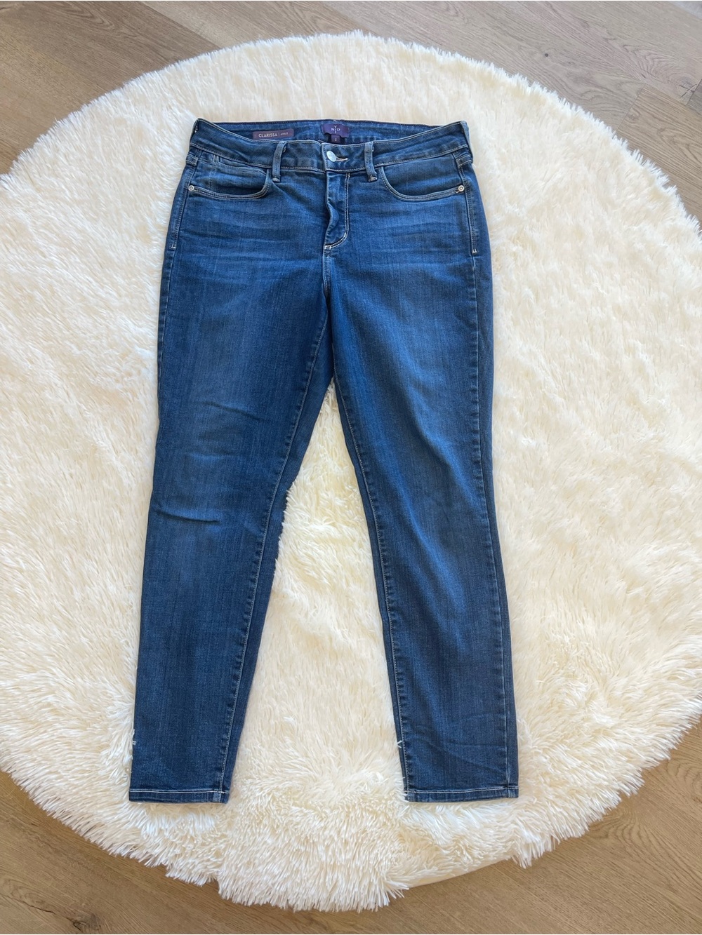 NYDJ Women's Skinny Jeans in Dark Blue Wash